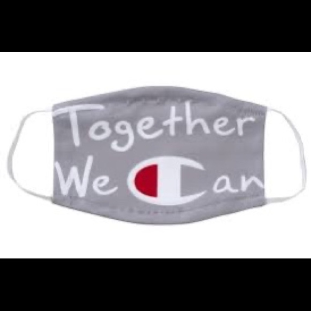Logo together we can champion mask